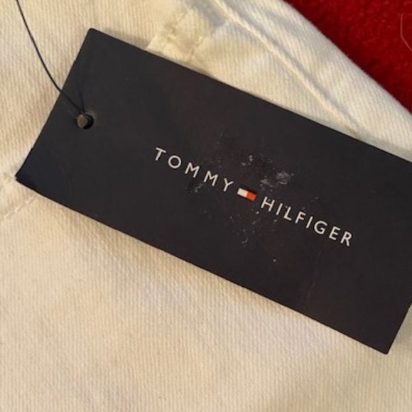 Tommy Hilfiger White Denim Mini Skirt NWT Size - 6 - Picture 5 of 9